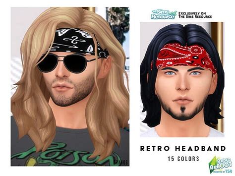 Retro Headband By Oranostr At Tsr Sims 4 Updates