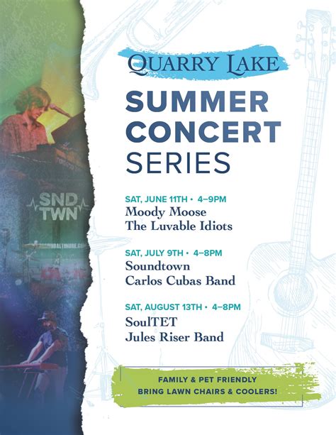 2022 Quarry Lake Concert Series Quarry Lake At Greenspring