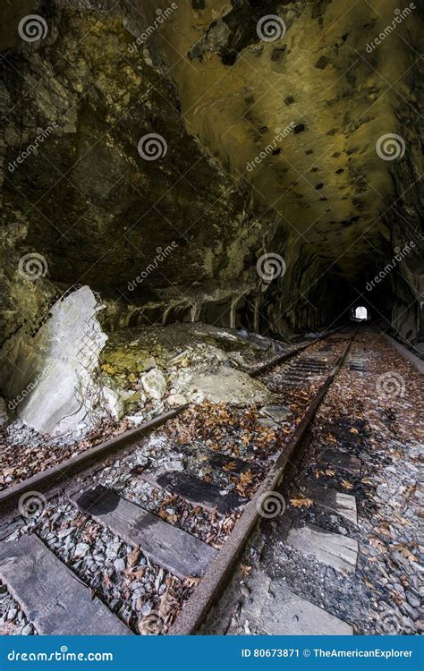 Wheeling And Lake Erie Railroad Tunnel Adena Ohio Stock Image Image