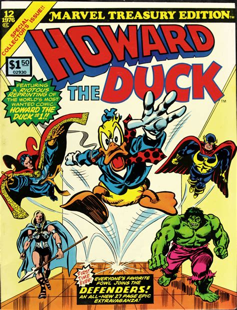 Marvel Treasury Edition 12 Howard The Duck Comic Book Covers Marvel Comics Covers Comic Covers