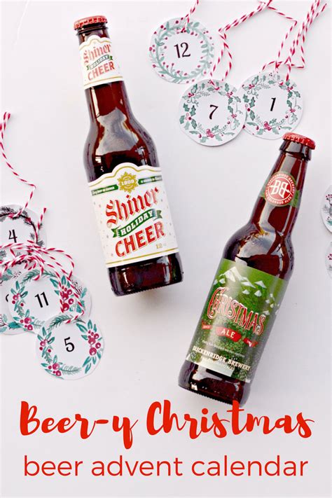 2 Diy Advent Calendars Free Printables Christmas Beer Diy Advent