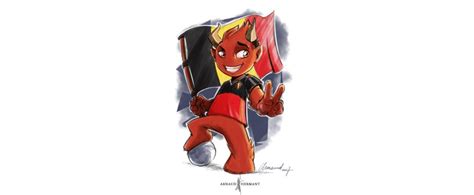 Het is niet de eerste keer dat de duivels een mascotte meenemen naar een wk of ek. Nieuwe mascotte voor de Rode Duivels - PromZ.be