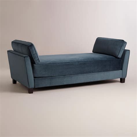 Midnight Blue Velvet Lexlyn Daybed $450 | Furniture, Daybed, Guest room ...