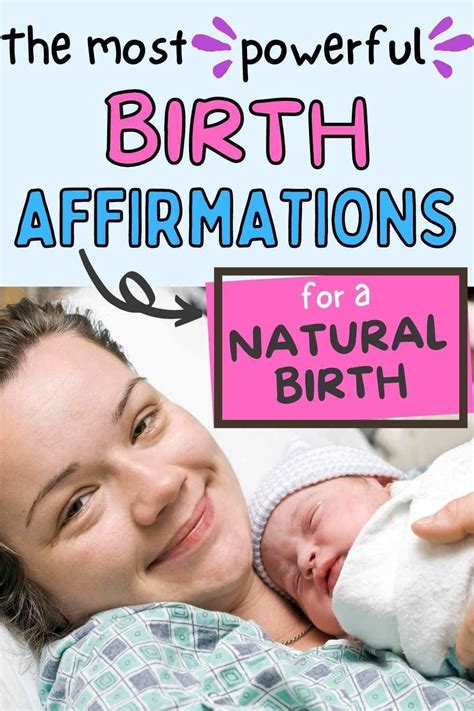 The Most Powerful Birth Affirmations For A Positive Birth Experience Artofit