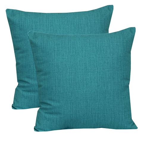 Mainstays Monti Aqua 16 Outdoor Throw Pillow Set Of 2