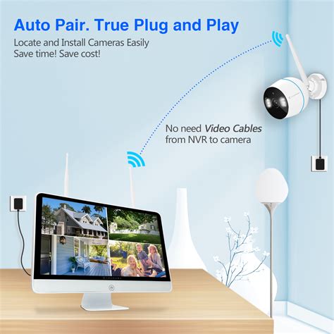 Cromorc All In One Wireless Security Camera System With 156 Ips