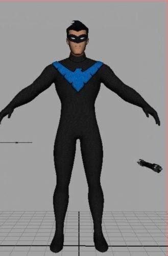 Arkham City Batman Nightwing Animated Series Gratis 3d Model Fbx