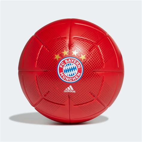 Adidas Fc Bayern Munich Club Soccer Ball Red