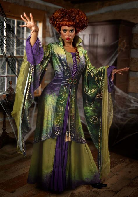 格安店 Hocus Pocus Winifred Cosplay Costume Womens Halloween Witch Dress