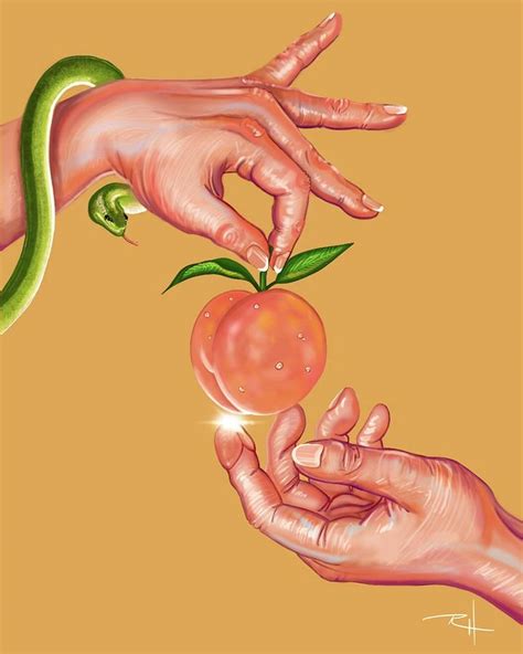 Forbidden Fruit Digital Art By Riley Hannon