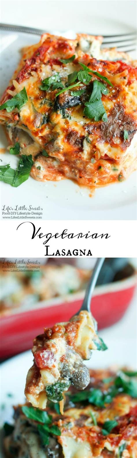 Vegetarian Lasagna Recipe Vegetarian Lasagna Recipe Food Recipes