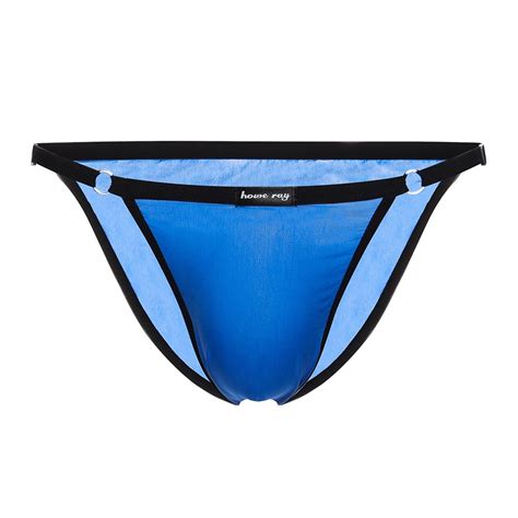 Men Mens Clothing New Mens Low Rise G String Wetlook Underwear Pouch