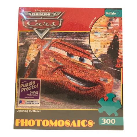 Disney Pixar Cars Lightning Mcqueen Photomosaics 300 Piece Jigsaw