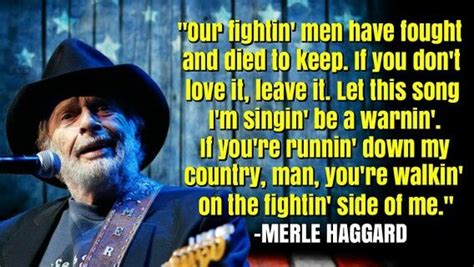Fightin Side Of Me Merle Haggard Songs Merle Haggard Music