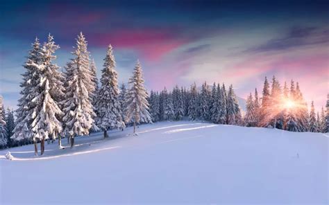 Wintry & snowy wallpapers in Microsoft's new Showy Moutains theme pack ...