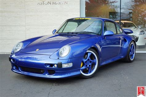 Cobalt Blue Porsche 993 Turbo S For Sale Exotic Car List