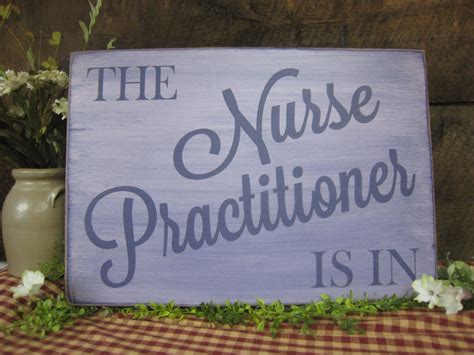 The Nurse Practitioner Is In Rustic Style Nurse Sign Great Etsy