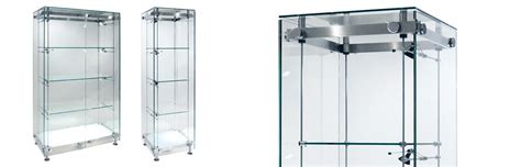 Glass Display Cabinets Illuminated And Non Illuminated Shopkit