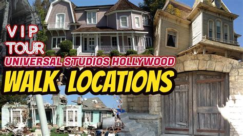 Universal Studios Hollywood Walking The Backlot Vip Tour Youtube
