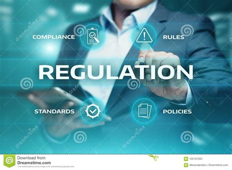Regulation Compliance Rules Law Standard Business Technology Concept