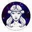 Capricorn Zodiac Sign Artwork Beautiful Girl Face Horoscope Symbol Star 