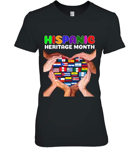 Hispanic Heritage Month All Countries Heart Hands