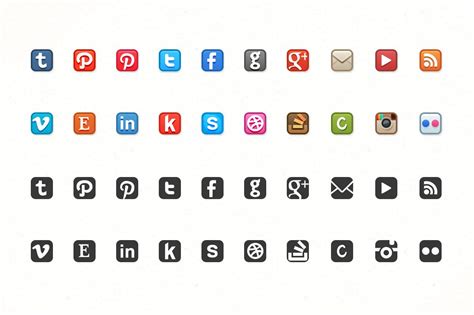 500 facebook logo latest facebook logo fb icon gif. Dead-Simple Social Media Icons ~ Icons ~ Creative Market
