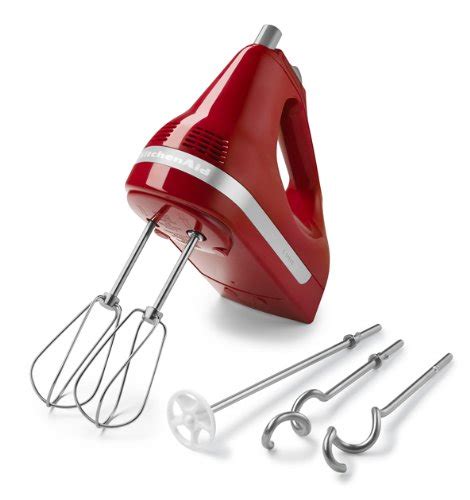 Kitchenaid Ultra Power 5 Speed Hand Mixer Empire Red Food Processors