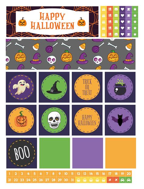 15 Best Halloween Planner Free Printables Pdf For Free At Printablee