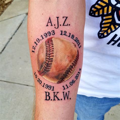 50 Sporty Baseball Tattoo Designs For The Love Of The Game