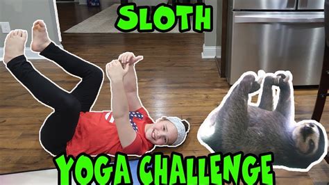 Sloth Yoga Challenge Youtube