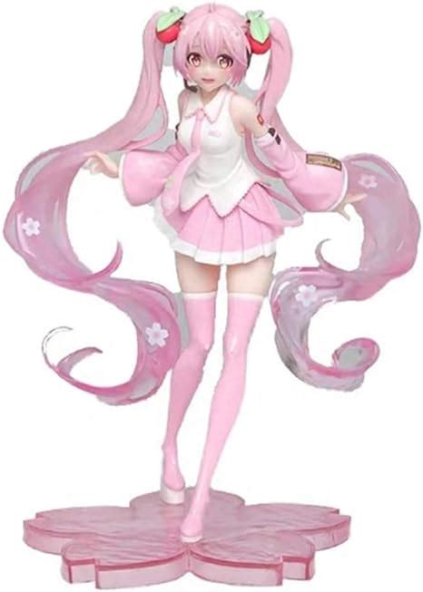Hearsnow Anime Model Anime Figure Action Figure Hatsune Miku Pink 23cm