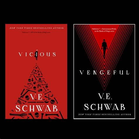 Vicious And Vengeful Villains Duology Review Millennial Bibliofile Date Vicious Ve Schwab