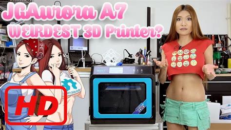 china s weirdest 3d printer jgaurora a7 unboxing and review naomi wu youtube