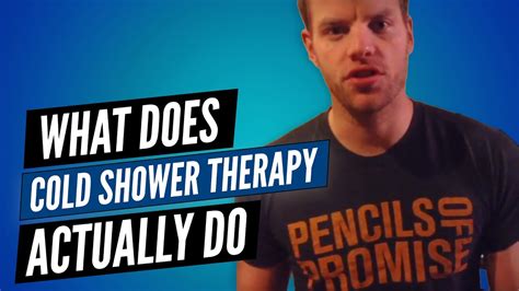 what does cold shower therapy actually do youtube