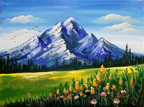 Mountains 2 Original Oil Painting Realism Landscape Oil Painting