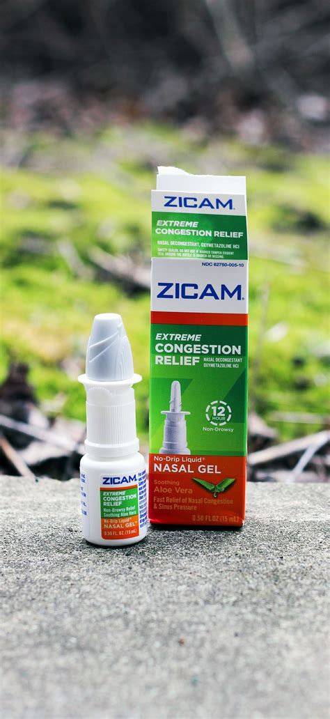 Zicam®️️ Extreme Congestion Relief Spray Is A No Drip Liquid®️️ Nasal Gel™️ That Helps Knock Out