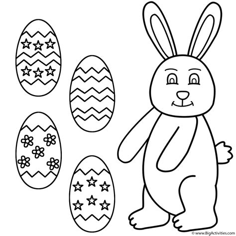 It is a very clean transparent background image and its resolution is 5012x6201 , please mark the image source when quoting it. Easter Bunny with Easter Eggs - Coloring Page (Easter)