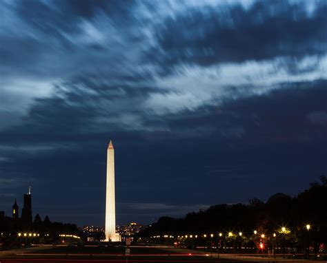 Washington Monument At Night Photograph By Kevin Grant Fine Art America