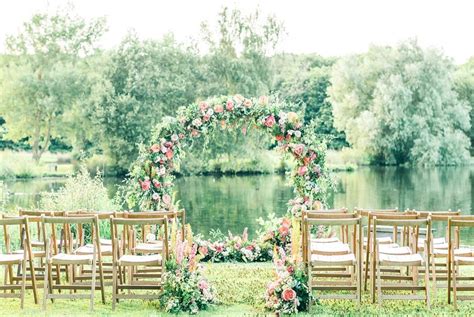 Lakeside Wedding Venues United Kingdom Outdoor Ceremonies