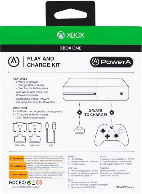 Best Buy Powera Play Charge Kit For Xbox One