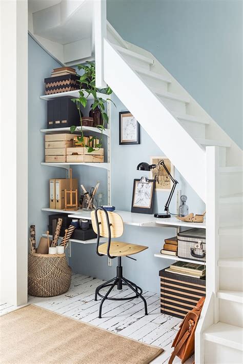 12 Clever Small Space Ideas To Steal From Ikea Home Office Design