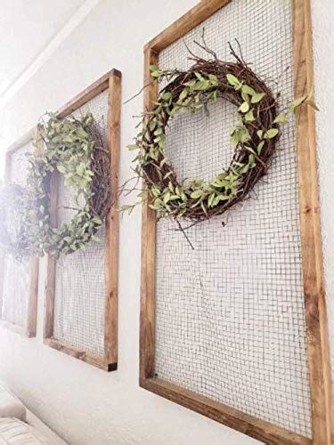 Buy Chicken Wire Frame Jewelry Organizer Large Farmhouse Wall Decor