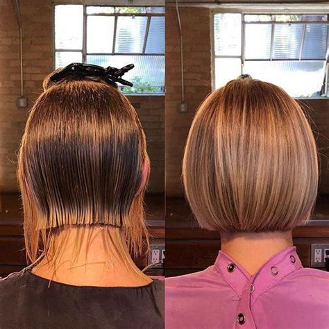 Even with fine hair you can get the volume with this hairstyle. Short Blunt Bob Haircut #shortbobhairstyles | Thin hair ...