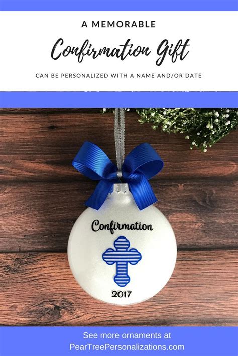 Discover thoughtful gift ideas for her confirmation. Confirmation Ornament, Confirmation Gifts For Boys ...
