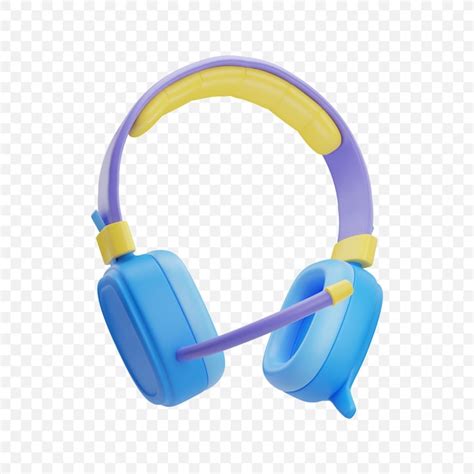 Free Psd Headphone Headset Icon Isolated 3d Render Illustration