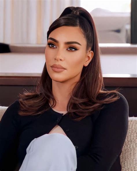 Kim Kardashian Peinado Kim Kardashian Ponytail Kourtney Kardashian
