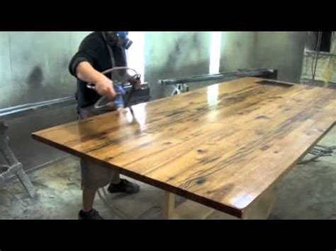 How to mix & pour bar top epoxy resin self levling online, article, story, explanation, suggestion, youtube. reclaimed wood top - YouTube