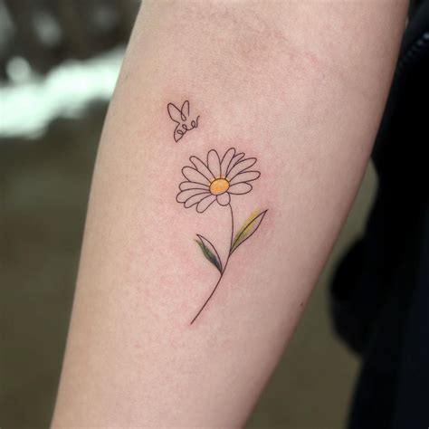 Details More Than Small Daisy Tattoo Super Hot In Coedo Com Vn