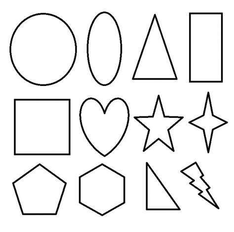 Free printable shapes coloring pages for kids. Get This Kids' Printable Shapes Coloring Pages x4lk2